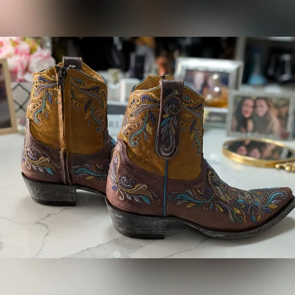 Old Gringo Dulce Calavera Embroidered Boots 7B